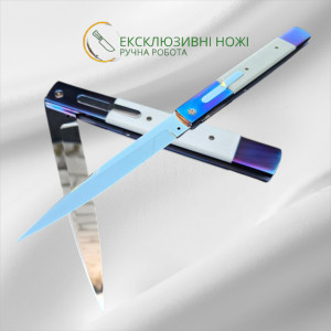 ARGOS (АРГОС) авторський складаний ніж ручної роботи майстерня GRYFON, сталь N690, 61 HRC